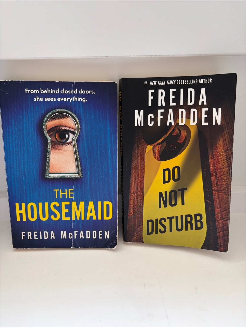 The Housemaid and Do Not Disturb by Freida McFadden Paperback Thriller
